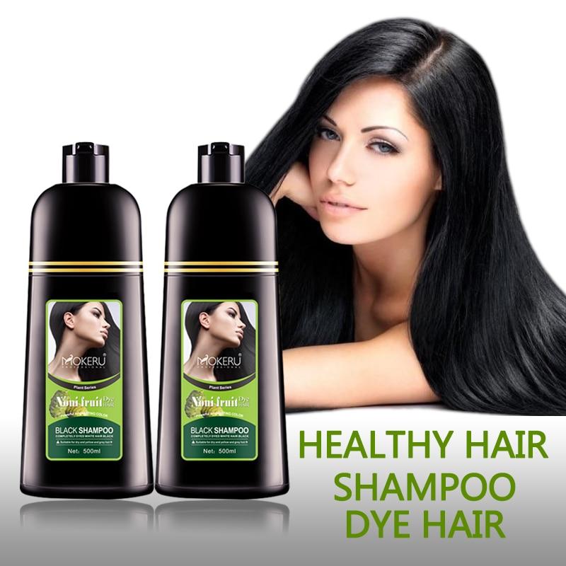 Mokeru Noni Fruit Black Hair Dye Shampoo 2 Bottles Iprema - How To Diy Your...